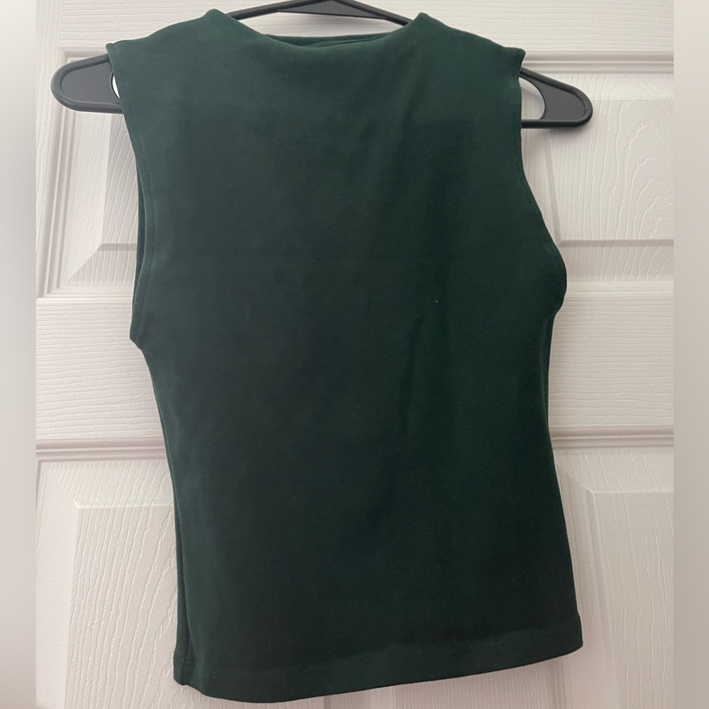 Zara Dark Green Tank Top